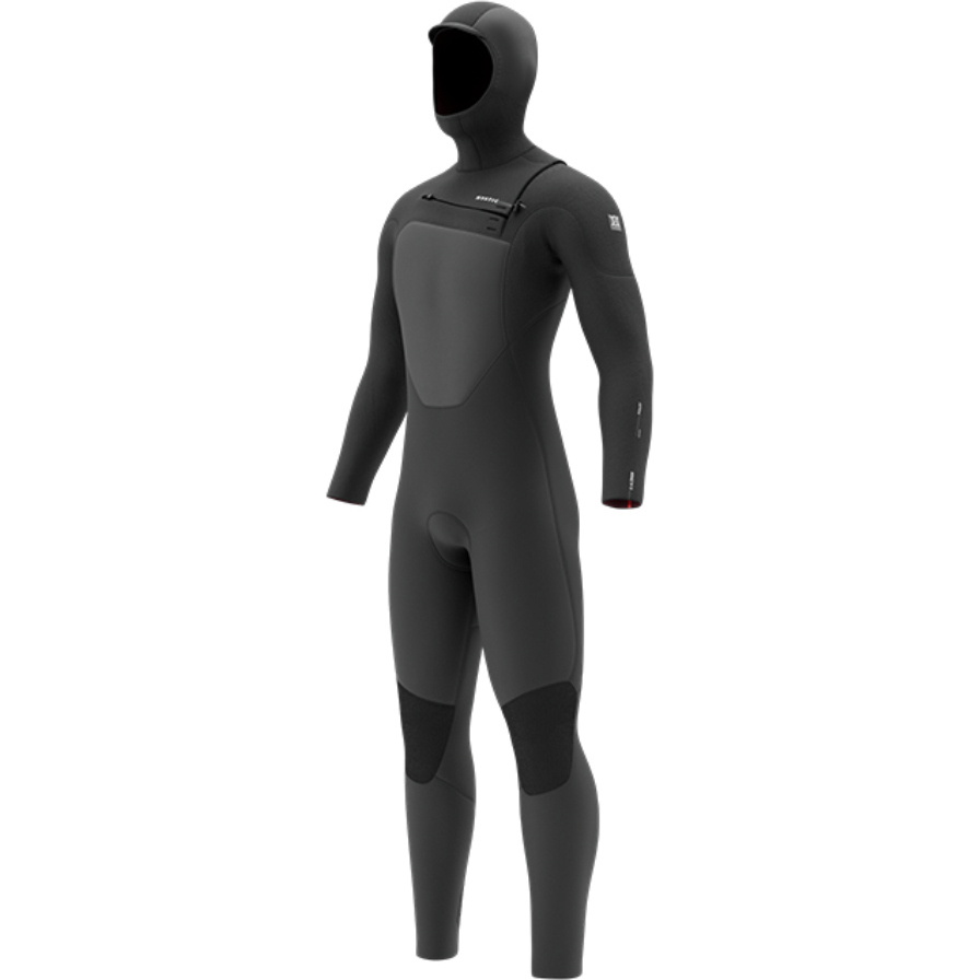 2026 Mystic Mens Voltt 6/4/3mm Chest Zip Hooded Wetsuit 35000.270000 - Black
